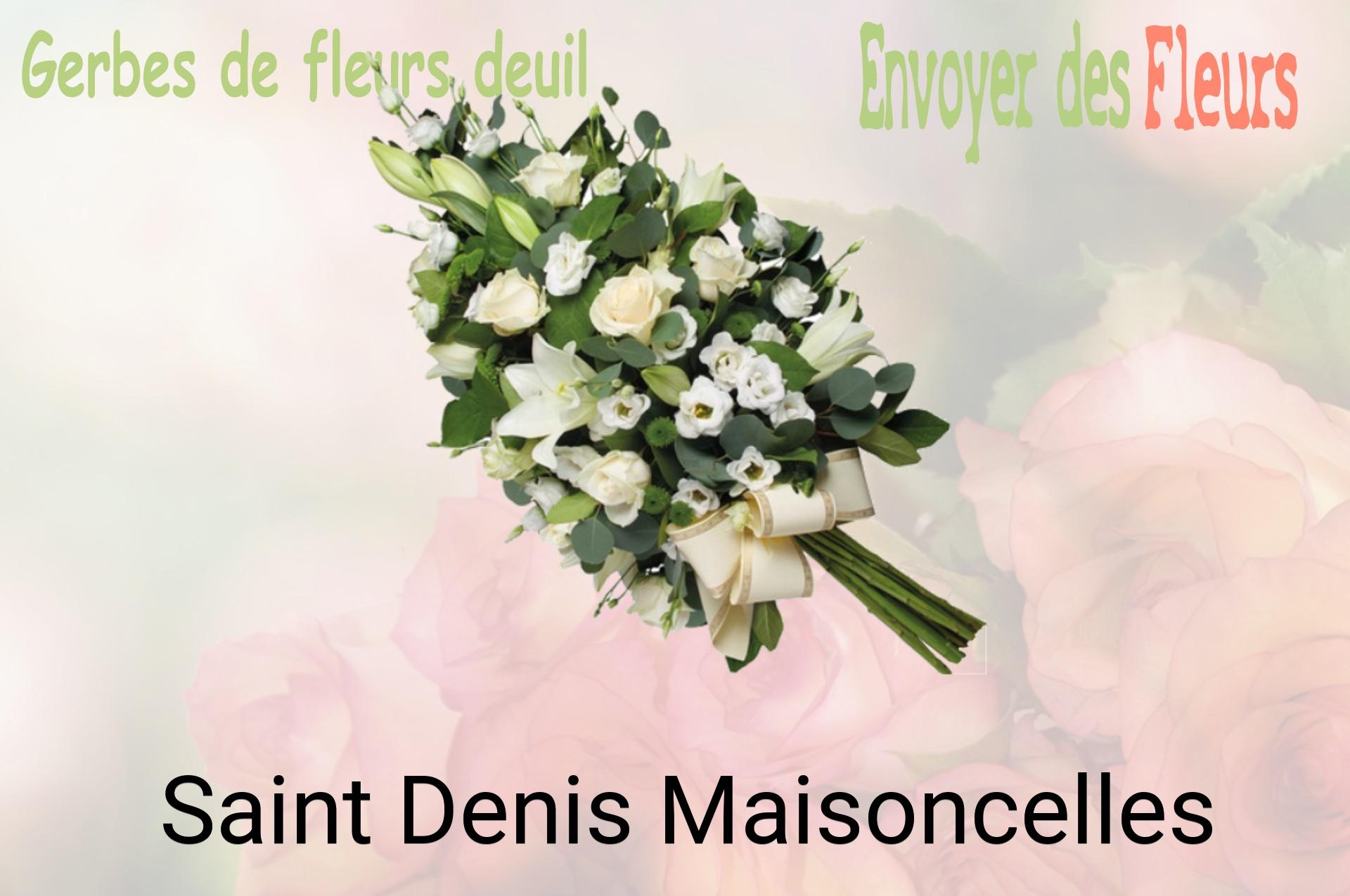 Gerbe de fleurs de deuil livrée à Saint-Denis-Maisoncelles